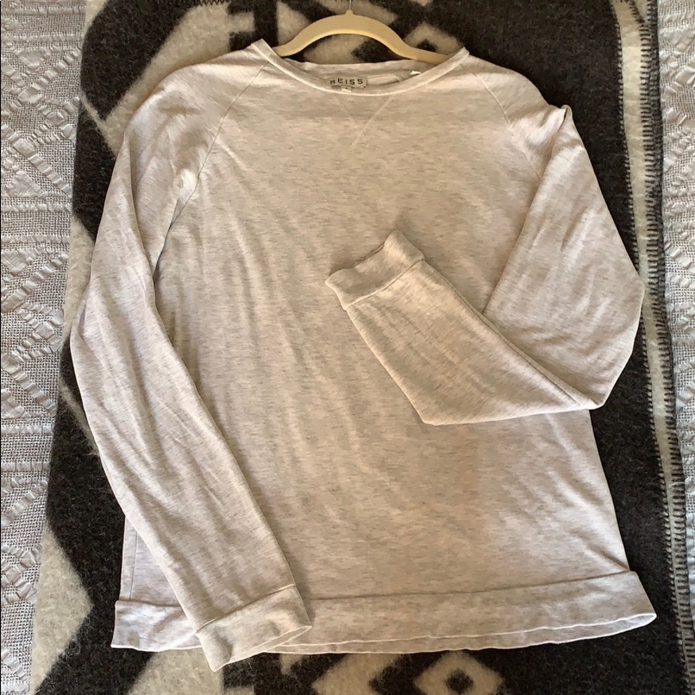Long Sleeve Reiss Shirt - Medium - Gray